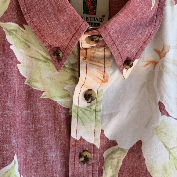 Vintage Tori Richard Pullover Aloha Shirt - Medium - Picture 4 of 10